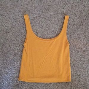 yellow/orange tank